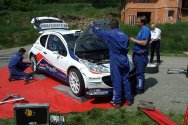Rallye Český Krumlov: Test Peugeot Delimax Total Czech National Teamu